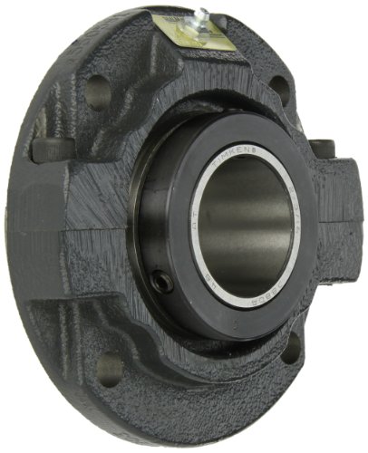 Sealmaster RFPA 203C unidade de flange pilotada em serviço pesado, 4 parafuso, sediante, vedações de contato, colarinho concêntrico,