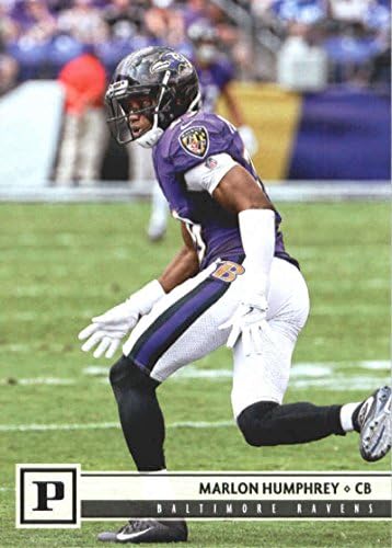 2018 Panini NFL Football 27 Marlon Humphrey Baltimore Ravens Cartão de negociação oficial