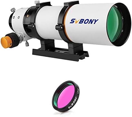 Telescópio Svbony SV503, 70ed F6 Extra baixa dispersão Refractor OTA, filtro UHC de 1,25 polegadas, reduz a poluição luminosa