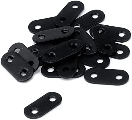 Suportes de cinta retos lisos PUFGUY suportes de aço inoxidável 1,4 x0.6 Placas de reparo de reparo Suporte de fixação