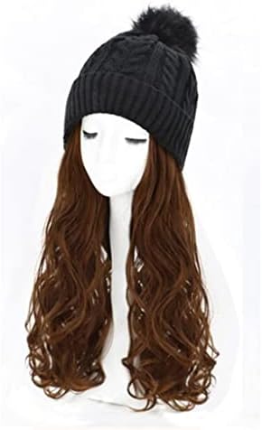 Scdzs Hairpiece sintético com losas de gorro de gorro de chapéu de acessório elegante acessório de cabeça para mulheres inverno