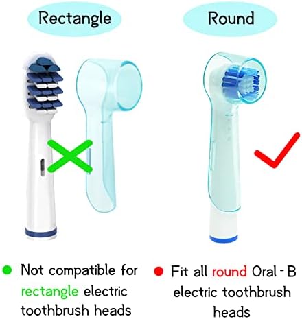 Tamas de escova de dentes para escova de dentes elétrica oral-B, cabeças de substituição de escova elétrica para escovas