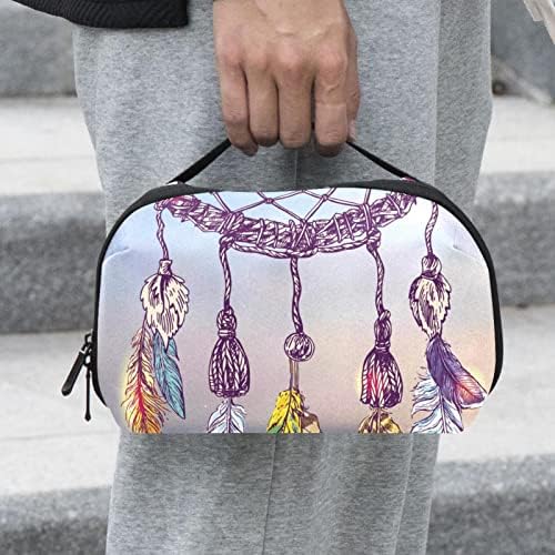 Saco de cosméticos pequeno, sacos de maquiagem elegantes, bolsa com zíper, presentes para mulheres, viagens à prova