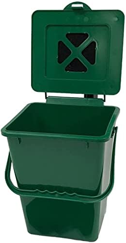 Exaco Eco 2000-NP Kitchen Compost Bail, 2,4 galões, verde