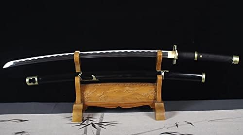 Hero espada feita à mão uma espada de uma peça roronoa zoro katana anime japonês yama enma cosplay samurai espada roxa lâmina