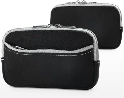 Caixa de ondas de caixa compatível com meizu m8 - macacão com bolso, bolsa macia neoprene capa com zíper para meizu