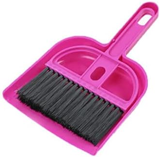 Pincel de mini limpeza do dingzz pequeno poço de vassoura Dustpans Definir a mesa de lixo de lixo de lixo da mesa de limpeza