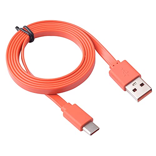 Substituição plana USB Tipo C Tipo de carregamento Cabo de carregamento Fio de cabo de alimentação Compatível com JBL Carga 4 Carga