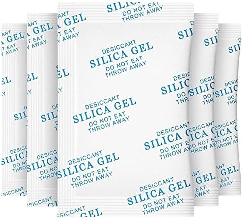 ECYC 20 PCS 10 gramas de sílica gel sacolas dessecantes, pacotes de dessicantes de sílica gel para especiarias