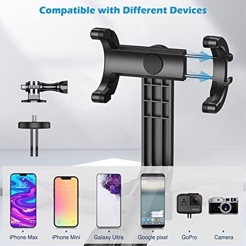 65 Selfie Stick Tripé com remoto para celular 4 -7 , portátil Tripod Stand compatível com iPhone Android Lightweight Expandable for