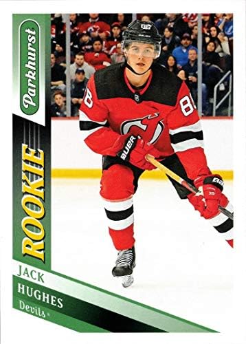2019-20 Deck superior Parkhurst Hockey 320 Jack Hughes Rookie Card Devils