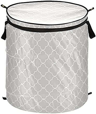 Chaqui marrocos geométrico pop up lavanderia cesto com tampa de cesta de armazenamento dobrável bolsa de lavanderia dobrável