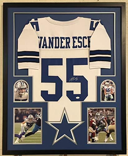 Leighton Vander Escch autografou a camisa de Dallas Cowboys JSA testemunhou CoA