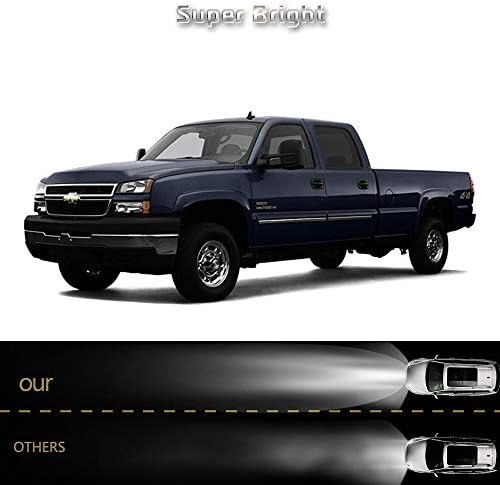 Montagem dos faróis para 2003-2007 Chevy Silverado 1500 2500 3500 1500HD 2500HD 2003-2006 Chevy Avalanche com alojamento