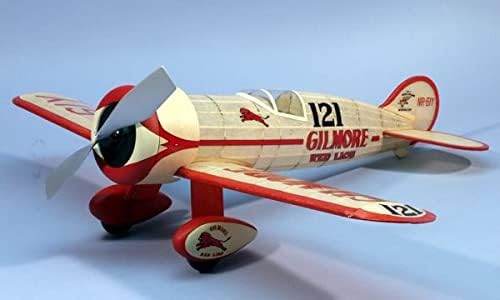 Dumas Gilmore Red Lion Racer de borracha PWD Modelo de madeira avião