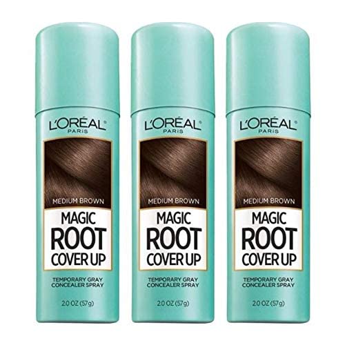 L'Oreal Paris Magic Raiz Cover Up Cinealer Spray Brown médio 6 oz