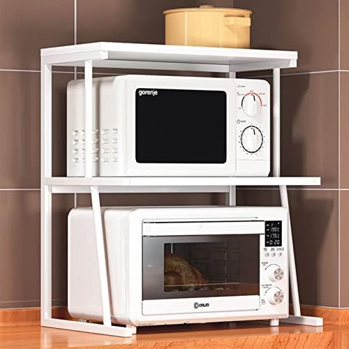 Catentop de prateleira de microondas ， Cozinha Counto Top Organizador Stand Metal Microondas Prateleira Utensílios de cozinha