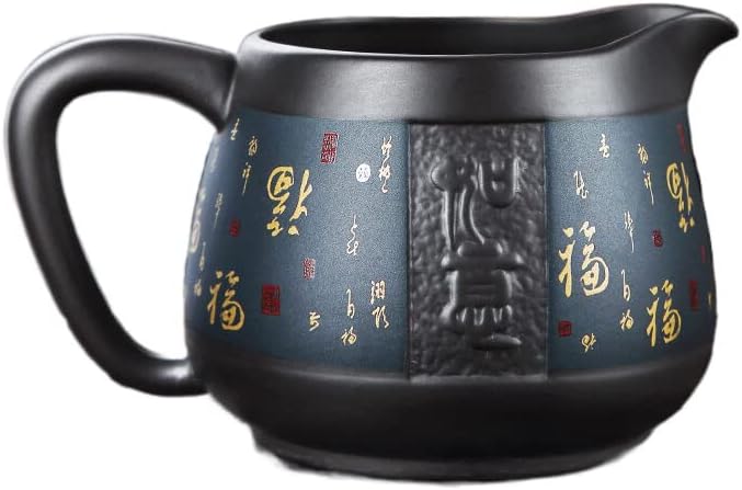 Zisha Fairness Cup doméstico de grande capacidade Dispensador de chá composto de estilo chinês 紫砂 公道杯 家用 大 容量 分茶器 中式复 中式复