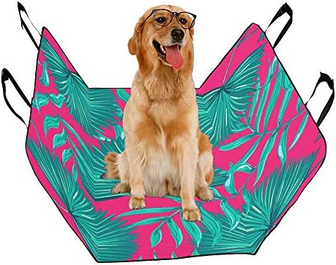 Capa de assento de cão enevotx personalizado belo design estilo moda moda retro impressão capas de assento de carro para