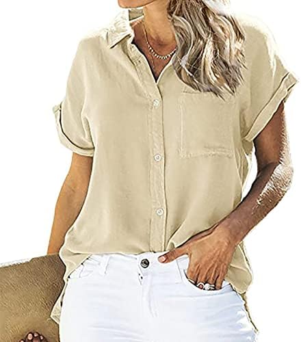 MENINAS MENINAS TOP SLAVE CURTO DE LINHA CULTONECT VNECK Tartarue Button Down Up Up Top Basic Top para feminino Summer