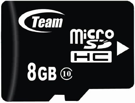 8GB CLASSE 10 MICROSDHC Equipe de alta velocidade 20 MB/SEC CARTÃO DE MEMÓRIA. Blazing Card Fast para Nokia 2720 Fold