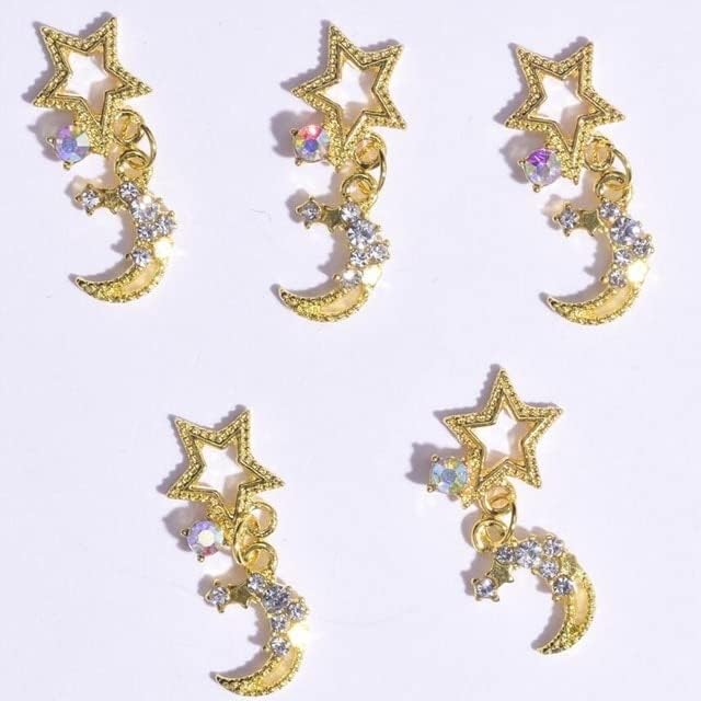 10pcs japoneses pentagramar star unhas charms