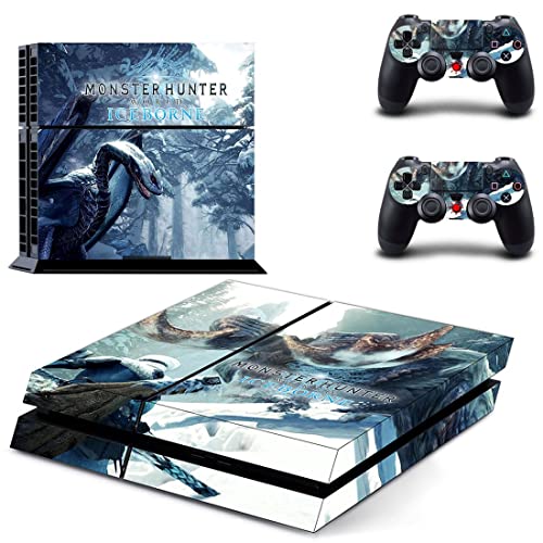 Game Monster Astella Armis Hunter PS4 ou Ps5 Skin Skin para PlayStation 4 ou 5 Console e 2 Controllers Decal Vinyl V15019