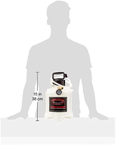 Motive Products Power Bleder | Kit de interrupção do tanque de pressão de 15 polegadas | Construída na bomba manual e no medidor