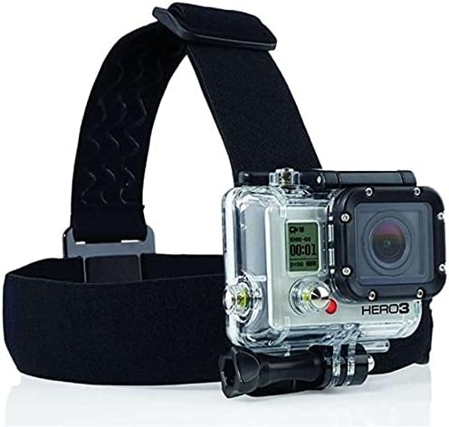 Navitech 8 em 1 Ação Câmera de acesso Kit Combo com estojo cinza - Compatível com a câmera de ação de sessão da GoPro Hero