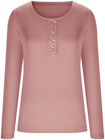Blusas de suéteres de pulôver para mulheres malha de manga comprida Tops casuais moda moda de cor sólida rota de pescoço