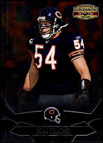 2008 Donruss Gridiron Gear 17 Brian Urlacher NM-MT Chicago Bears Cartão de futebol oficial da NFL