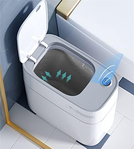 N/A Lixo automático do sensor de ensacamento, lixo inteligente de cozinha em casa 14L pode estreitar o lixo do banheiro