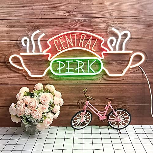 Myaou Custom Coffee Cuple Cup Sign Light Flex Neon Neon Handmade Beer Logo Logo Store Pub Store Club Nightclub - 24x9in