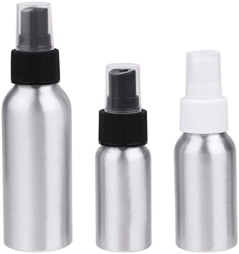 ALREMO XINGHUANG - 3PCS Garrafas de spray de névoa de metal maquiagem vazia Recipiente recipiente garrafa de pulverizador