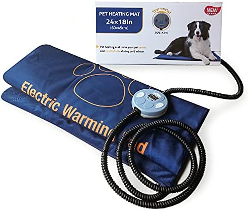 JW-YZWJ Pet Aqueding Pood, almofada de aquecimento elétrico para cães e gatos, tapete interno de cama aquecida, com cordão de aço