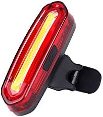 Lâmpada da luz da lâmpada de bicicleta LED aviso 6 modos de flash recarregáveis ​​Bicicleta de bicicleta USB Fixar um plano