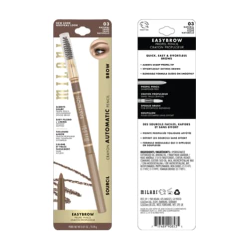 Milani Easy Brow lápis automático - 02 marrom escuro