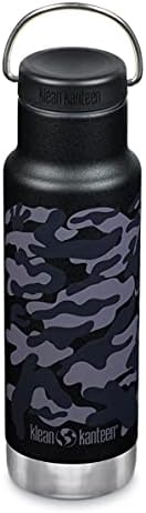 KLEAN Kanteen isolado clássico estreito 12oz com tampa de loop