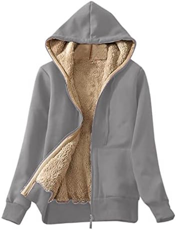 Encanto Hoodie Mulheres de manga comprida com capuz de inverno de Yoga Capuz quente com bolsos FIT FUZZY SOLID COWIE