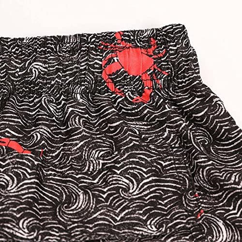 Bgzleu masculino shorts de praia de verão havaiano gradiente impresso colorido de coloração lasca elástica elástica de gesto