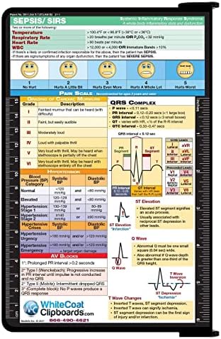 WhitEcoat Clipboard® - Edição de enfermagem preta