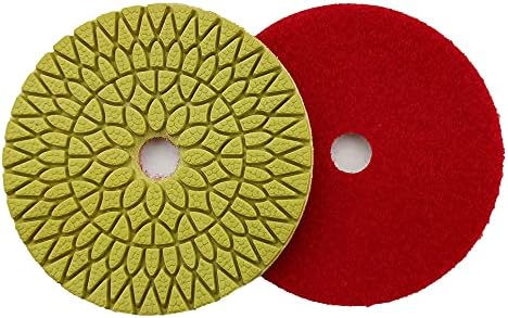 10 PCs/lote 100 mm Móias de polimento de mármore superior 4 polegadas Diamond Polishing Pad Granite Pad Polishing flexível