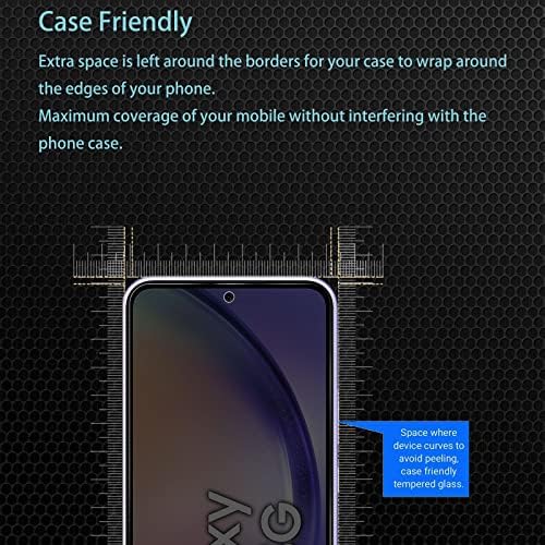 Chrinecy [4 pacote] 2 protetor de tela de privacidade de embalagem para Samsung Galaxy A54 5G com 2 protetor de lente de