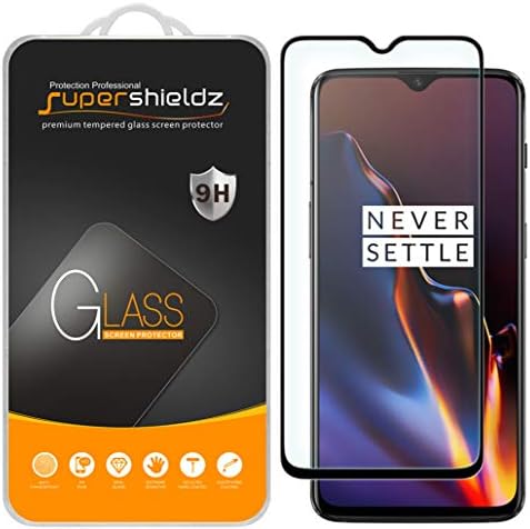 SuperShieldz projetado para o protetor de tela de vidro temperado com onePlus 6T, 0,33 mm, anti -arranhão, bolhas sem bolhas