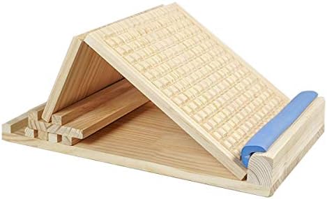 AutoPeck Professional Wooden Slant Board Ajusta Ajuste Alongamento Bezerro de portabilidade Sinca de alongamento não deslizamento Slândice