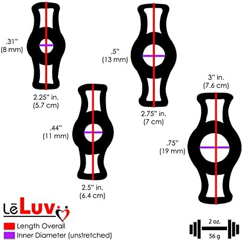 Bomba de pênis preta do Leluv Maxi para pacote de homens com 4 tamanhos de anéis de constrição de 9 polegadas de comprimento