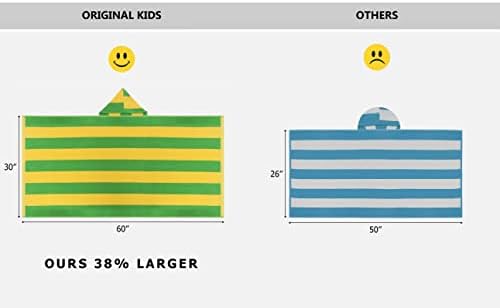 Toalha de banho com capuz para crianças originais - Toalha de capuz algodão Toalha de capuz grande com capuz - toalha
