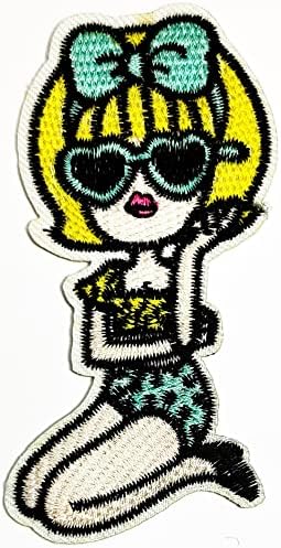Kleenplus 3pcs. Desenho animado fofo bonito girl moda patch sticker stick stands craft stay