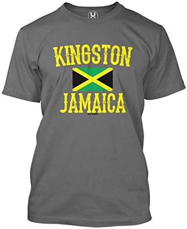 Kingston Jamaica - camiseta masculina jamaicana Rasta