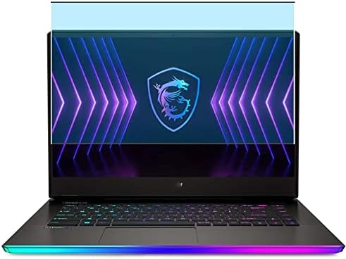 PUCCY 2 PACK ANTI -AZUL LIGHT SLIEGETE, compatível com MSI Raider Ge67 HX 12U GE67HX 12UHS 12UH 12UGS 15,6 Laptop TPU Guard